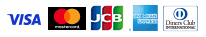 VISA／Master／JCB／AMEX／Diners