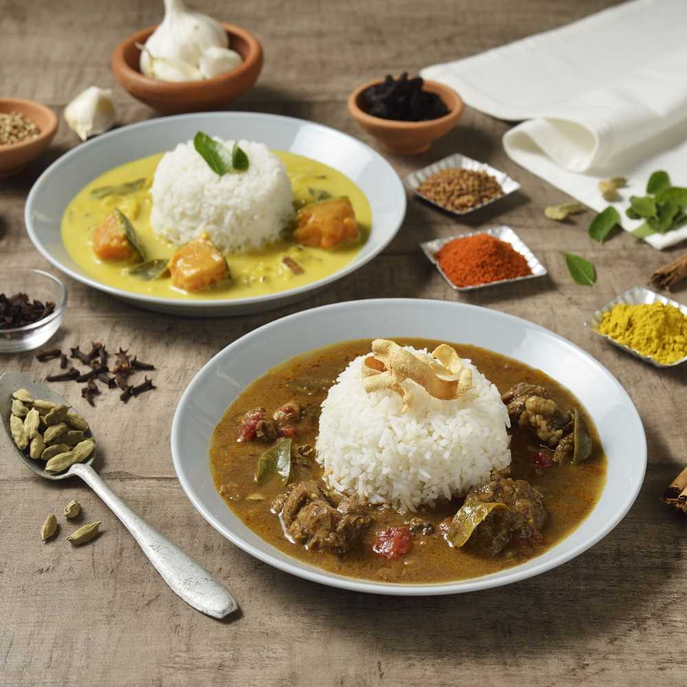 レトルトスリランカカレーセット（チキン＆かぼちゃ）