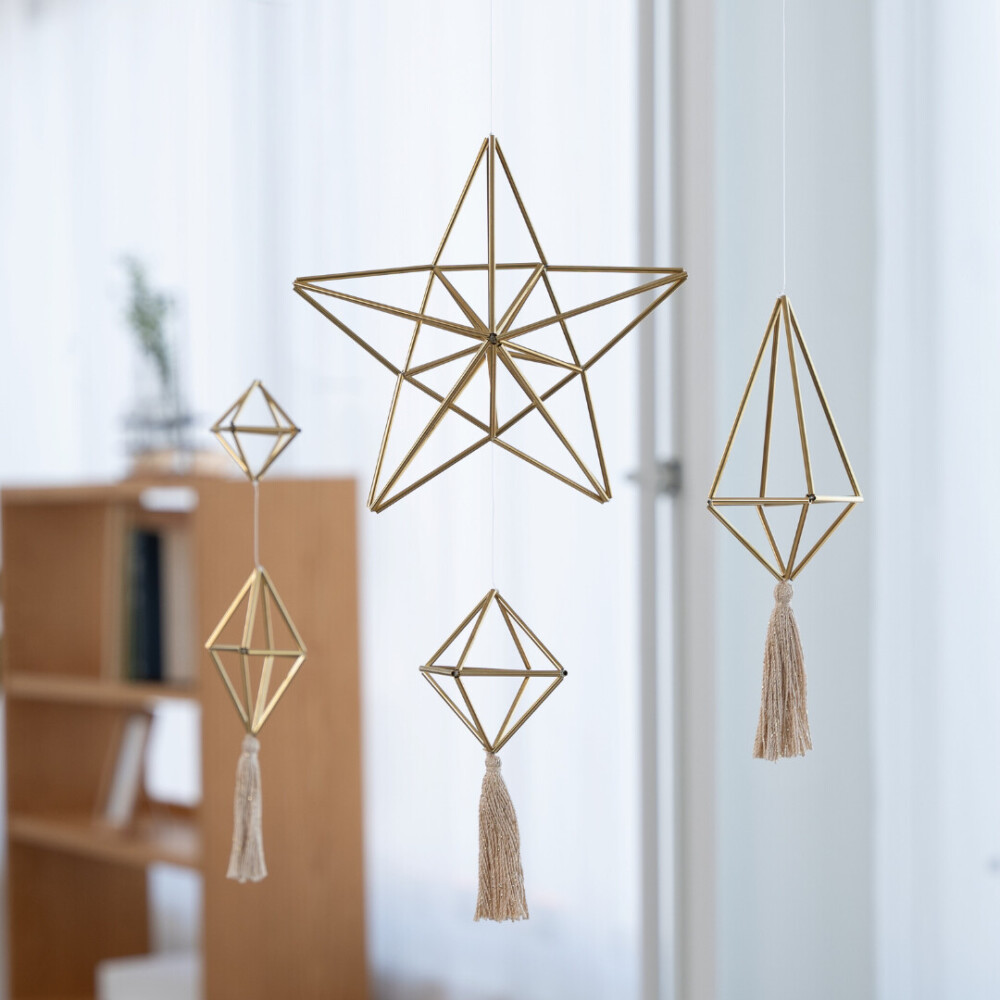 真鍮製ヒンメリキット〈星と色んな形〉