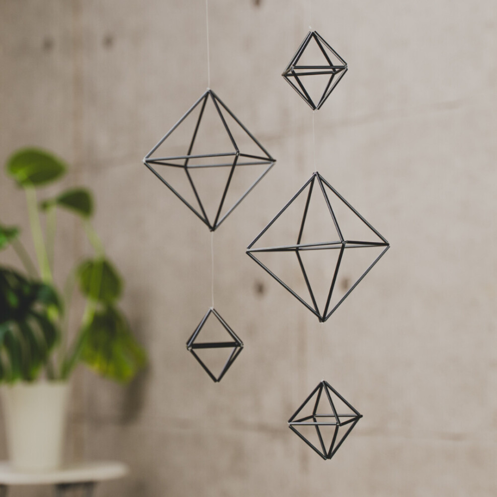 黒アルマイト製ヒンメリキット〈正八面体〉