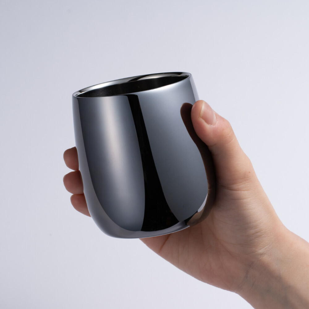 【BRILLIANT BLACK】2重ロックカップ 250mL(貼箱入)