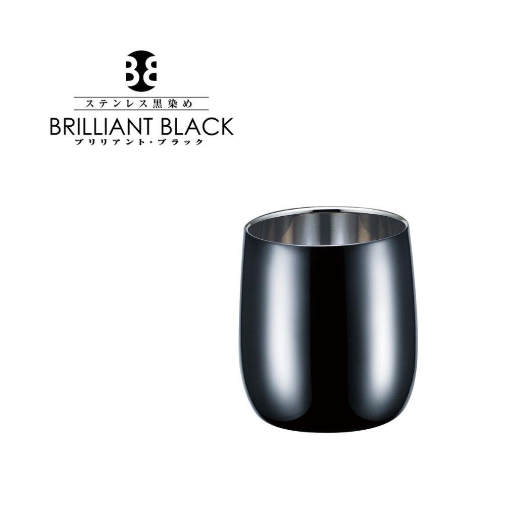 【BRILLIANT BLACK】2重ロックカップ 250mL(貼箱入)