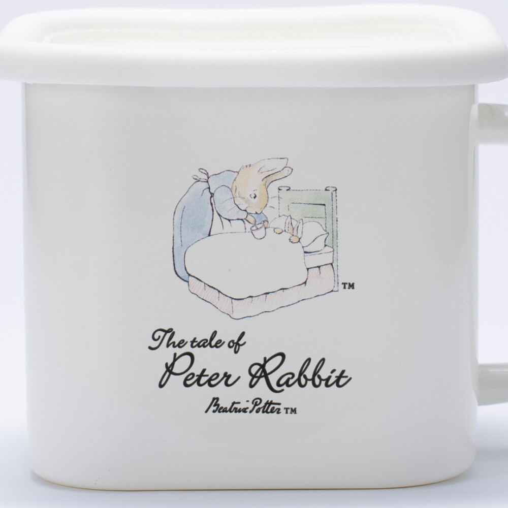 【ピーターラビット】ホーローマルチスクエアポット