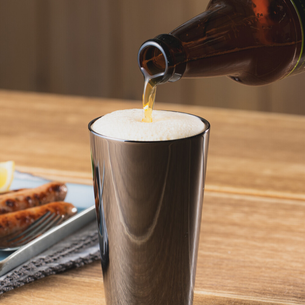 【BRILLIANT BLACK】2重ストレートカップ 250mL(貼箱入)