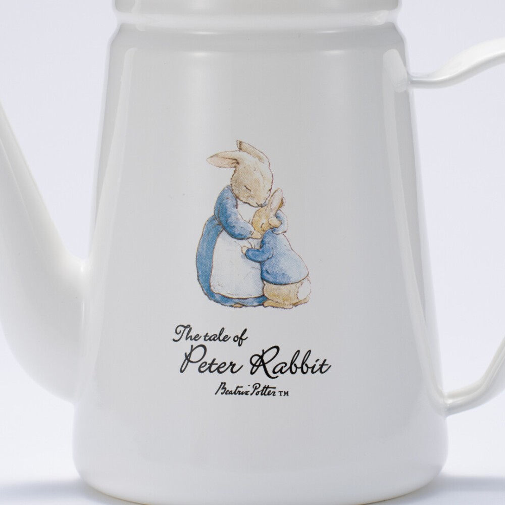 【ピーターラビット】ホーローカフェポット