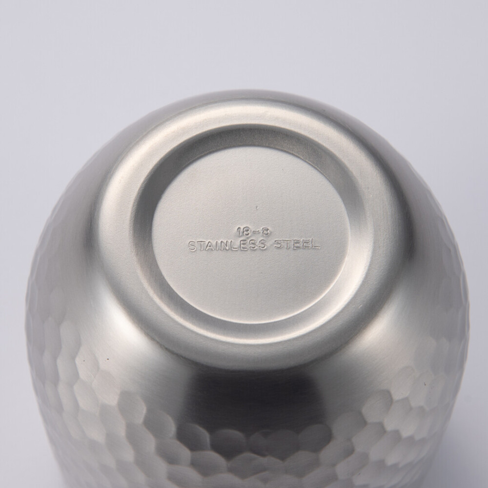 【SUSCUP】鎚目ロックカップ 340mL ペアセット(貼箱入)