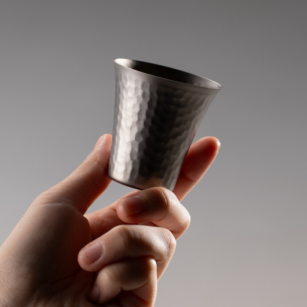 チタン冷酒カップ 65mL ペアセット(貼箱入)