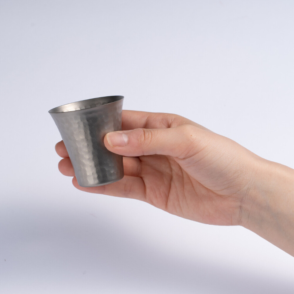 チタン冷酒カップ 65mL ペアセット(貼箱入)