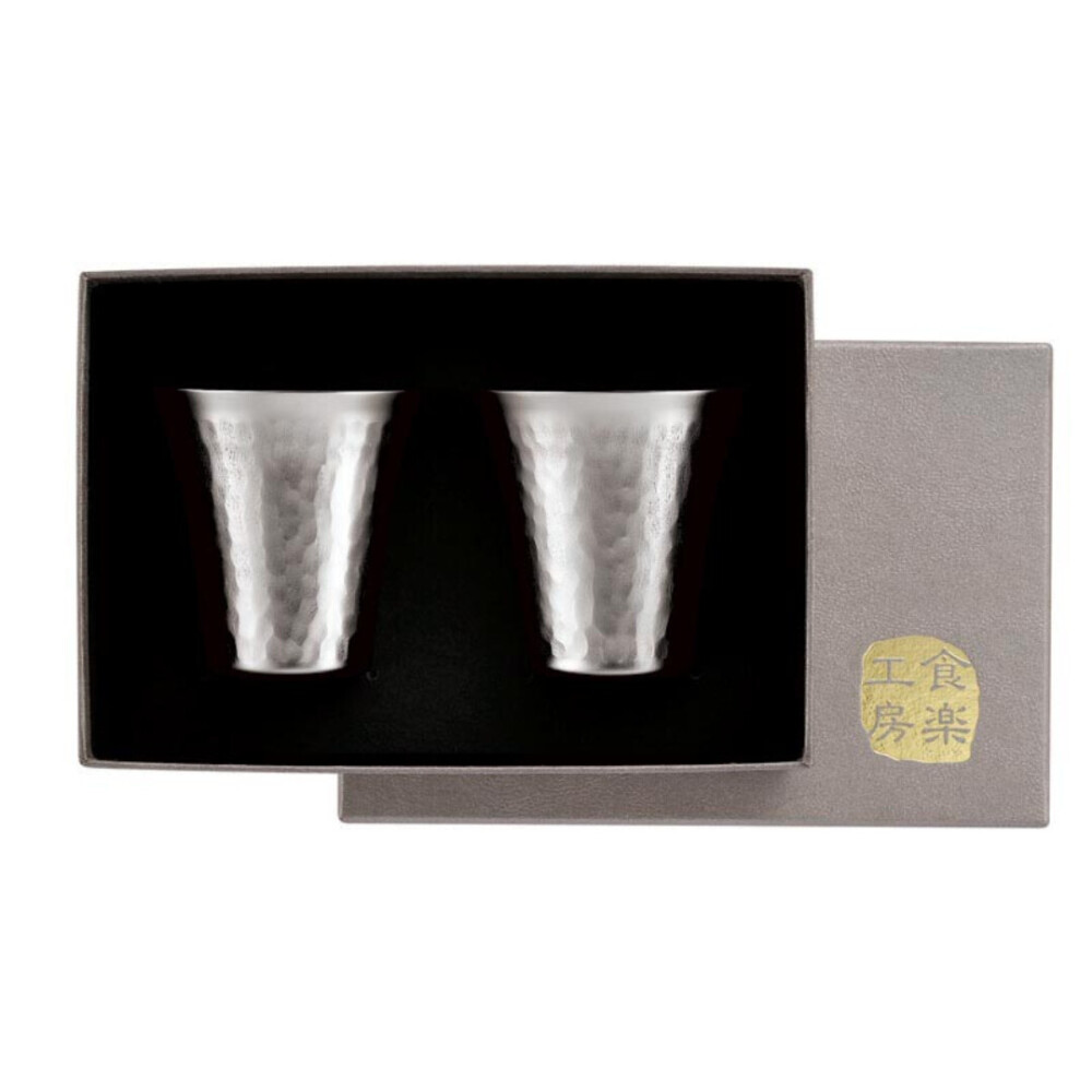 チタン冷酒カップ 65mL ペアセット(貼箱入)