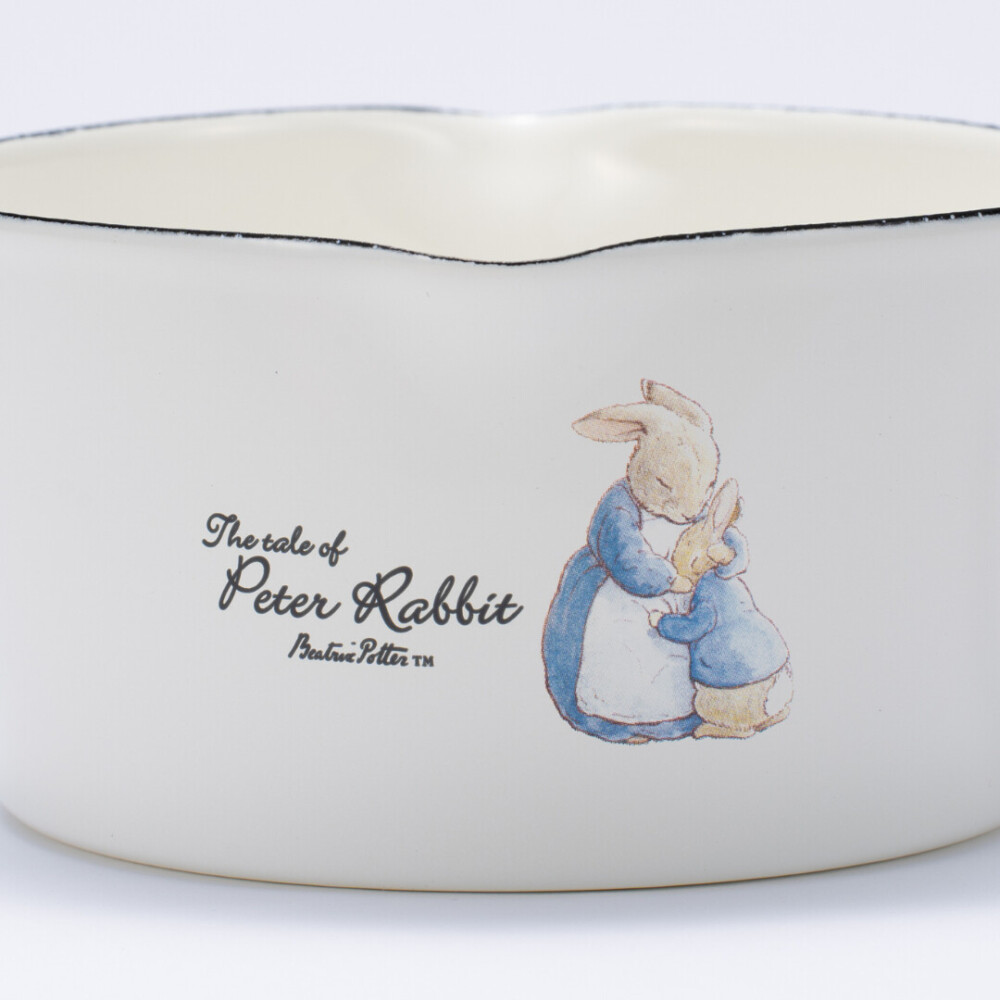 【ピーターラビット】ホーローミルクパン15cm