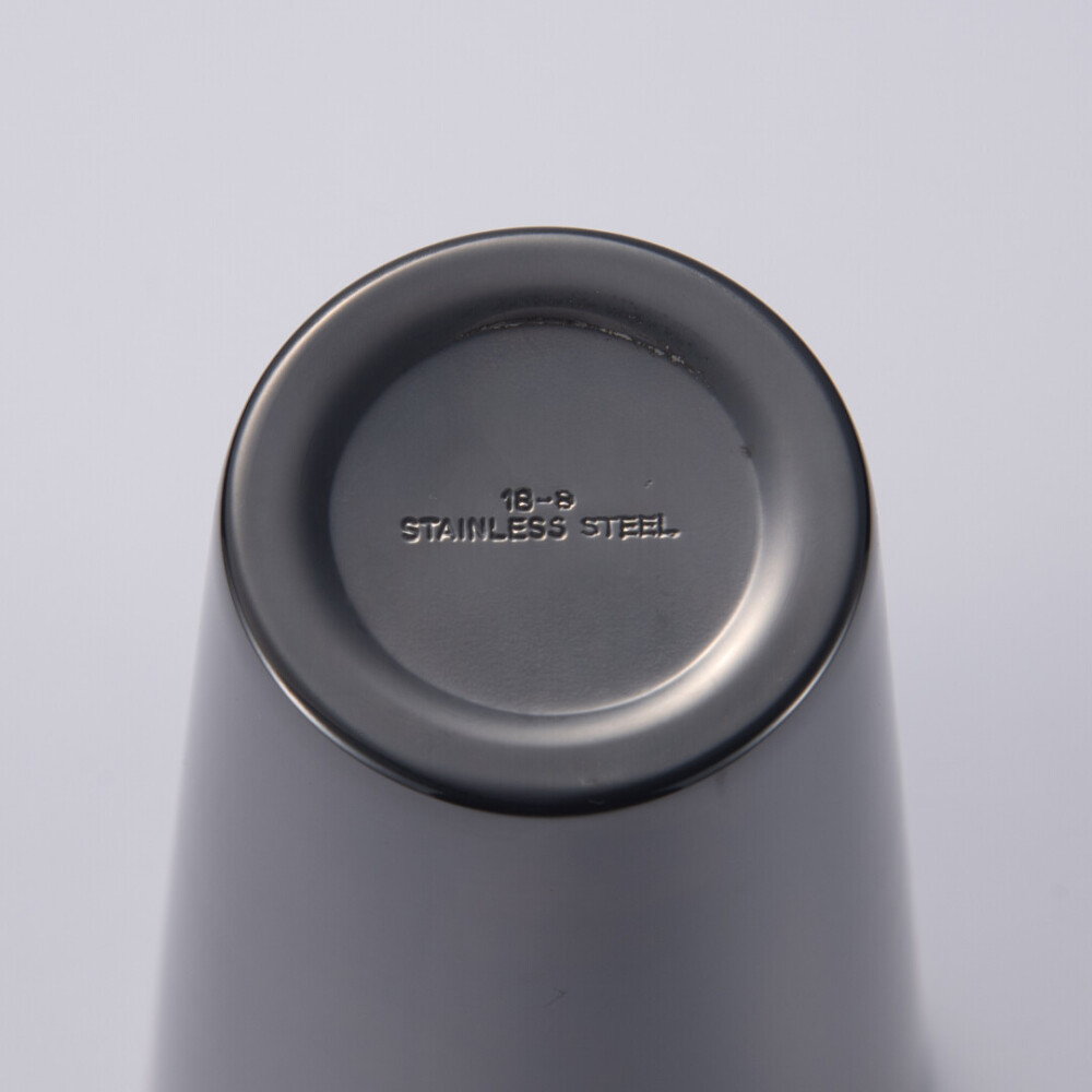 【BRILLIANT BLACK】2重ストレートカップ 250mL(貼箱入)