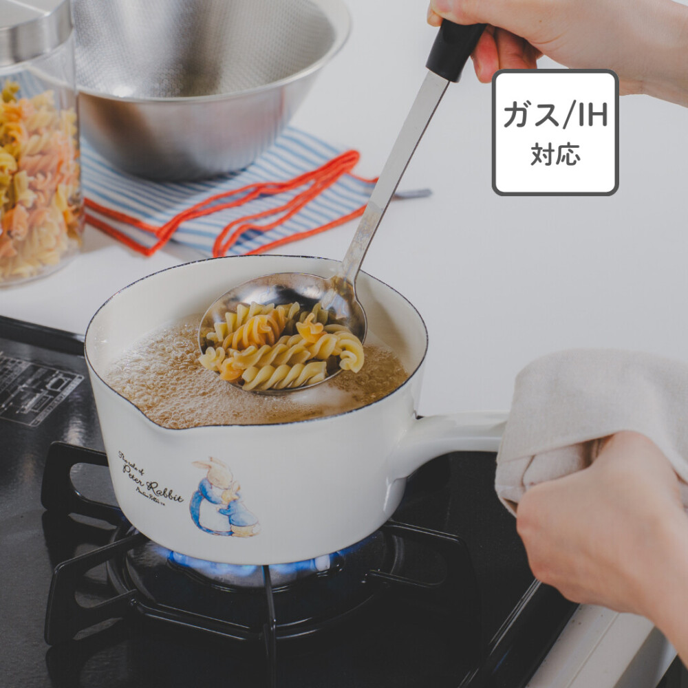 【ピーターラビット】ホーローミルクパン15cm