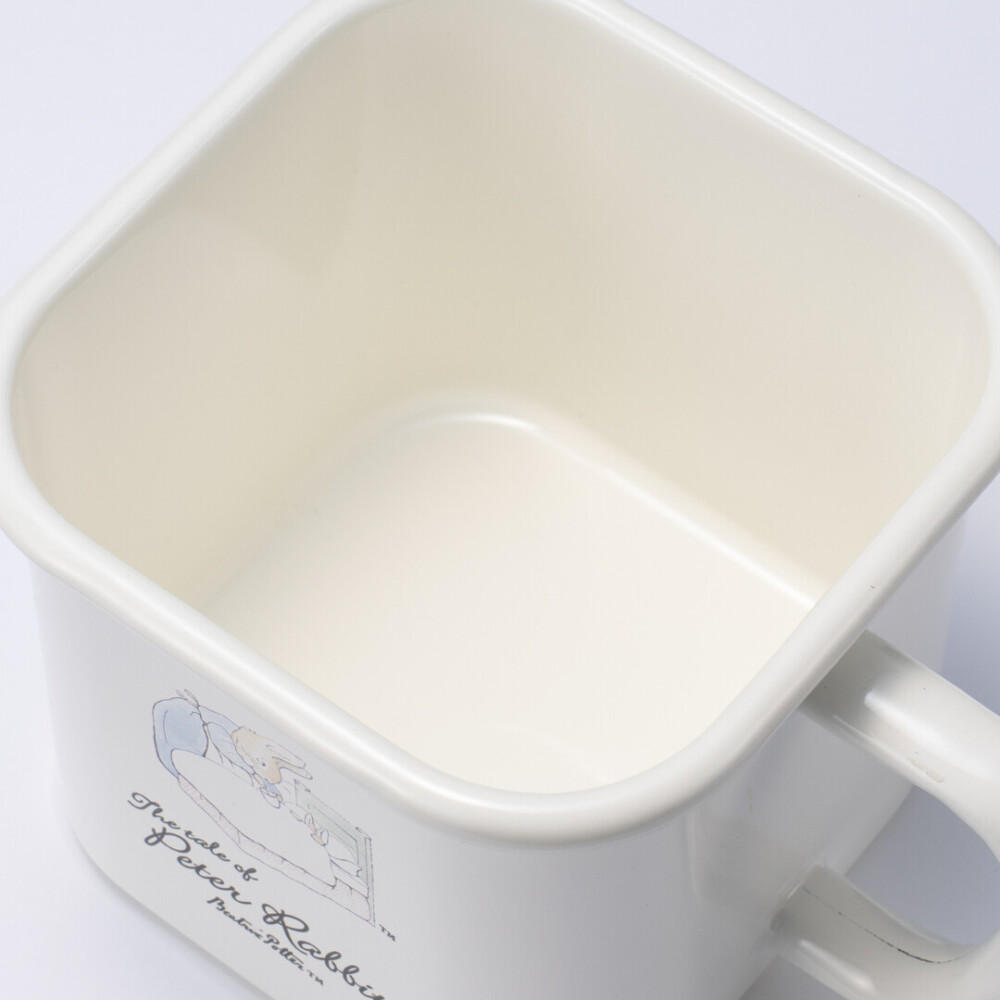 【ピーターラビット】ホーローマルチスクエアポット