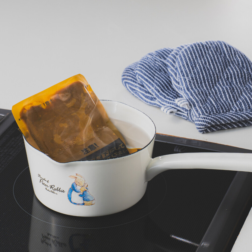 【ピーターラビット】ホーローミルクパン15cm