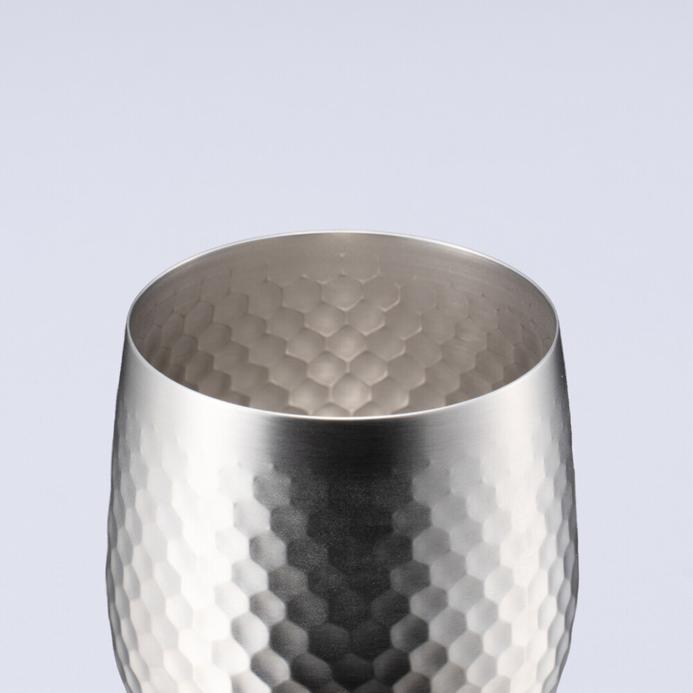 【SUSCUP】鎚目ロックカップ 340mL ペアセット(貼箱入)