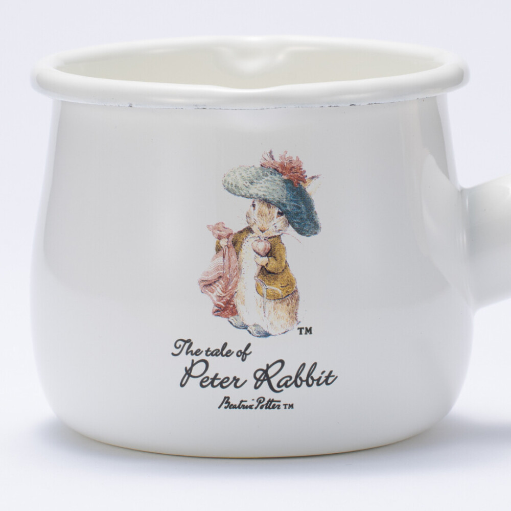 【ピーターラビット】ホーロープチミルクパン