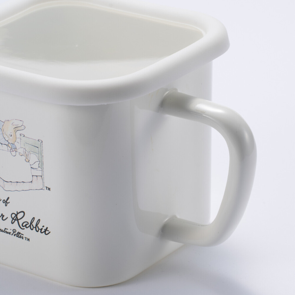 【ピーターラビット】ホーローマルチスクエアポット