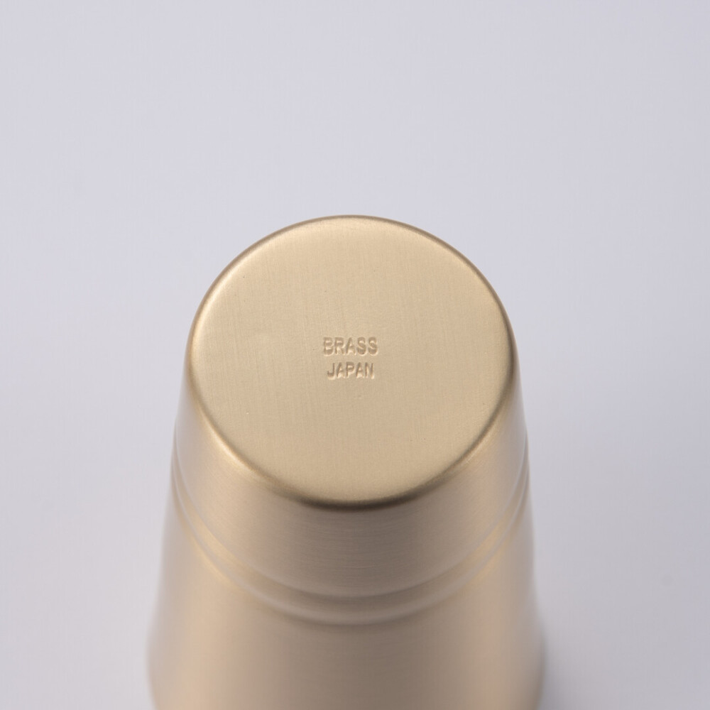 真鍮製ビアカップ 160mL ペアセット（貼箱入）