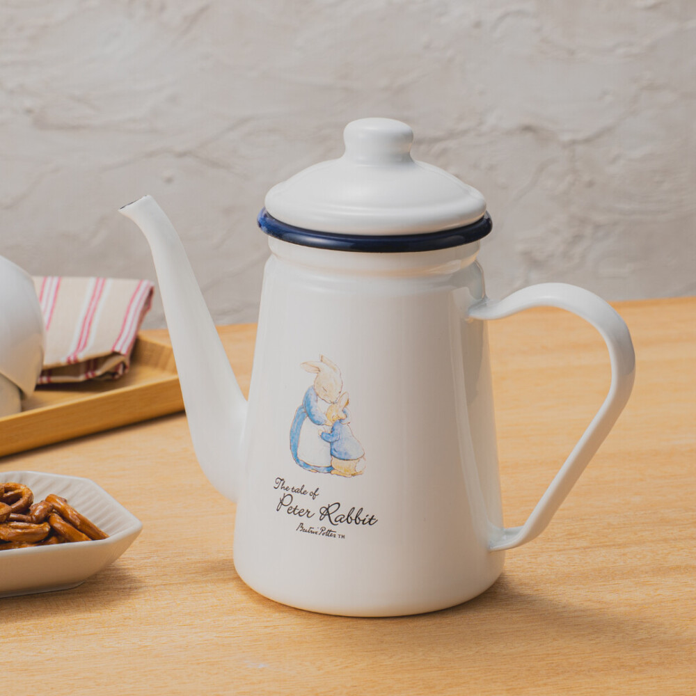 【ピーターラビット】ホーローカフェポット