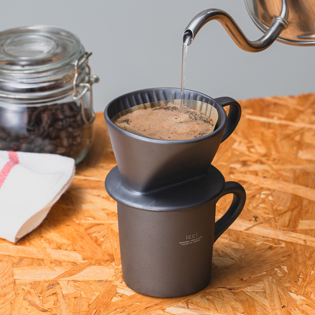 ET ぬいぐるみ ドリンクカップトッパーセット kawara dripper set M / 瓦のドリッパーセットM | がちょうのたまご